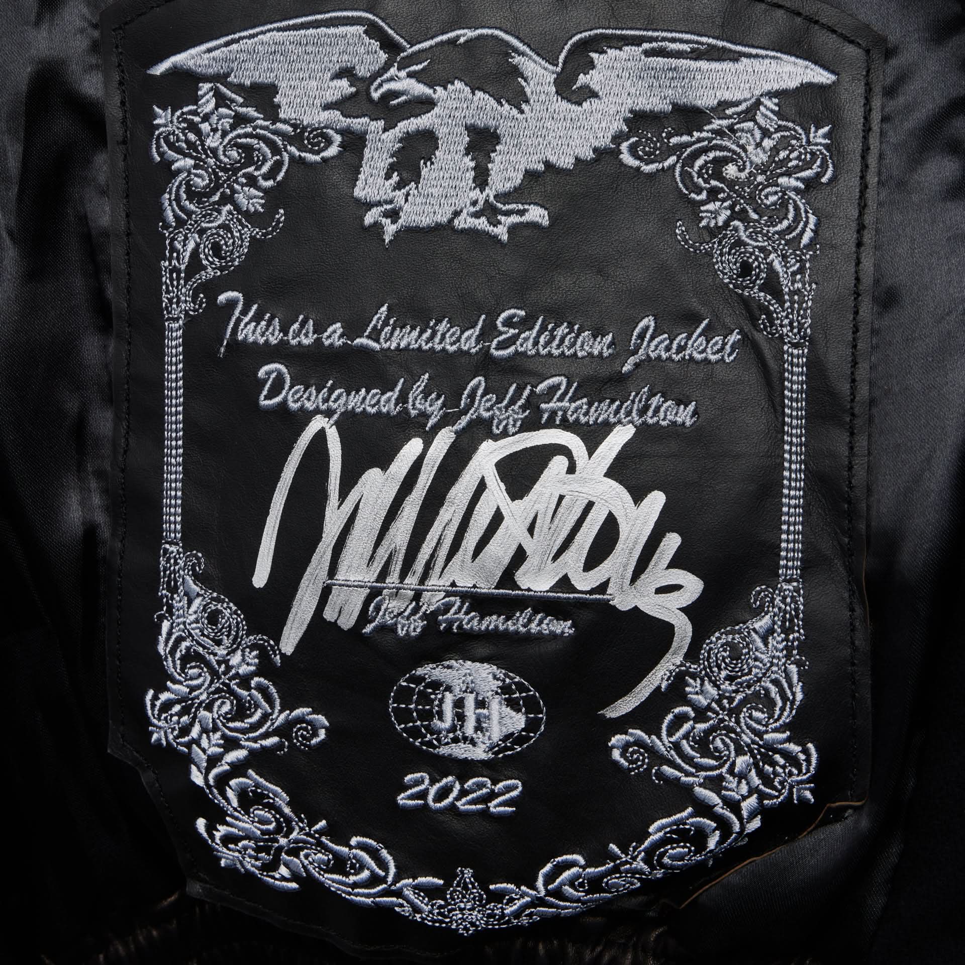 Brooklyn Nets Wool & Leather Varsity Jacket - Image 8