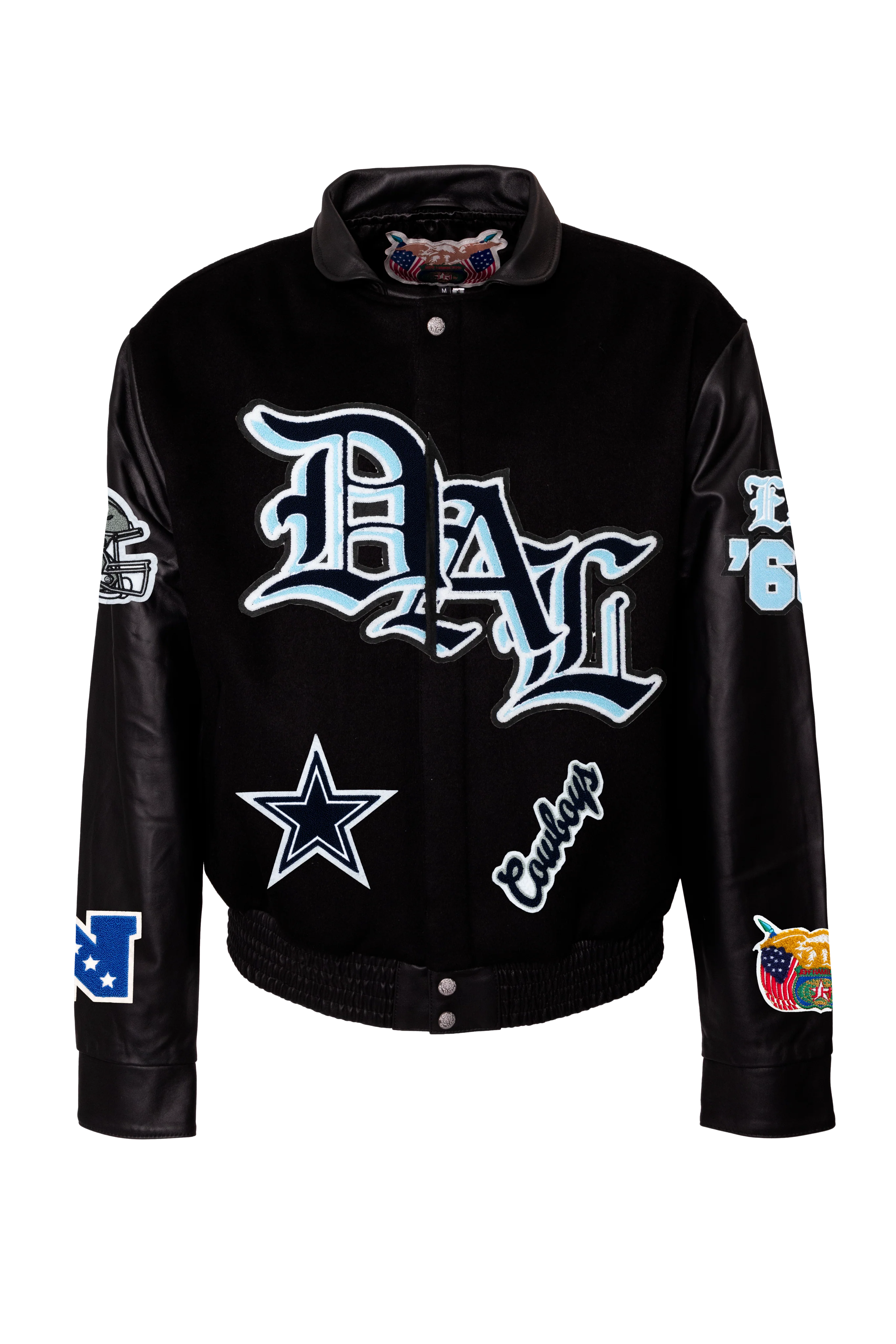 Dallas Cowboys Wool & Leather Old English Varsity Jacket - Image 2