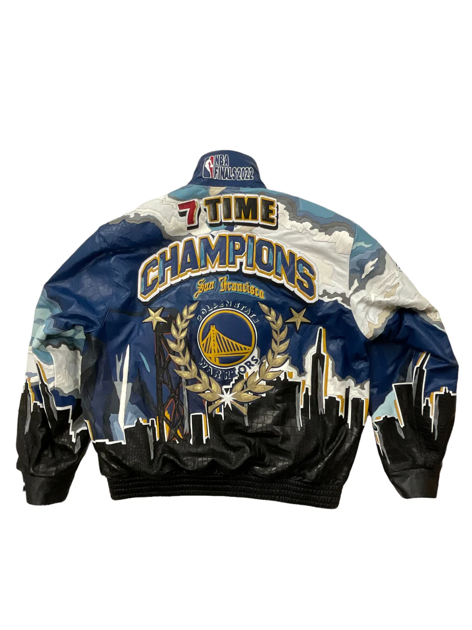 Golden State Warriors 7th Championship Leather Jacket - Image 11