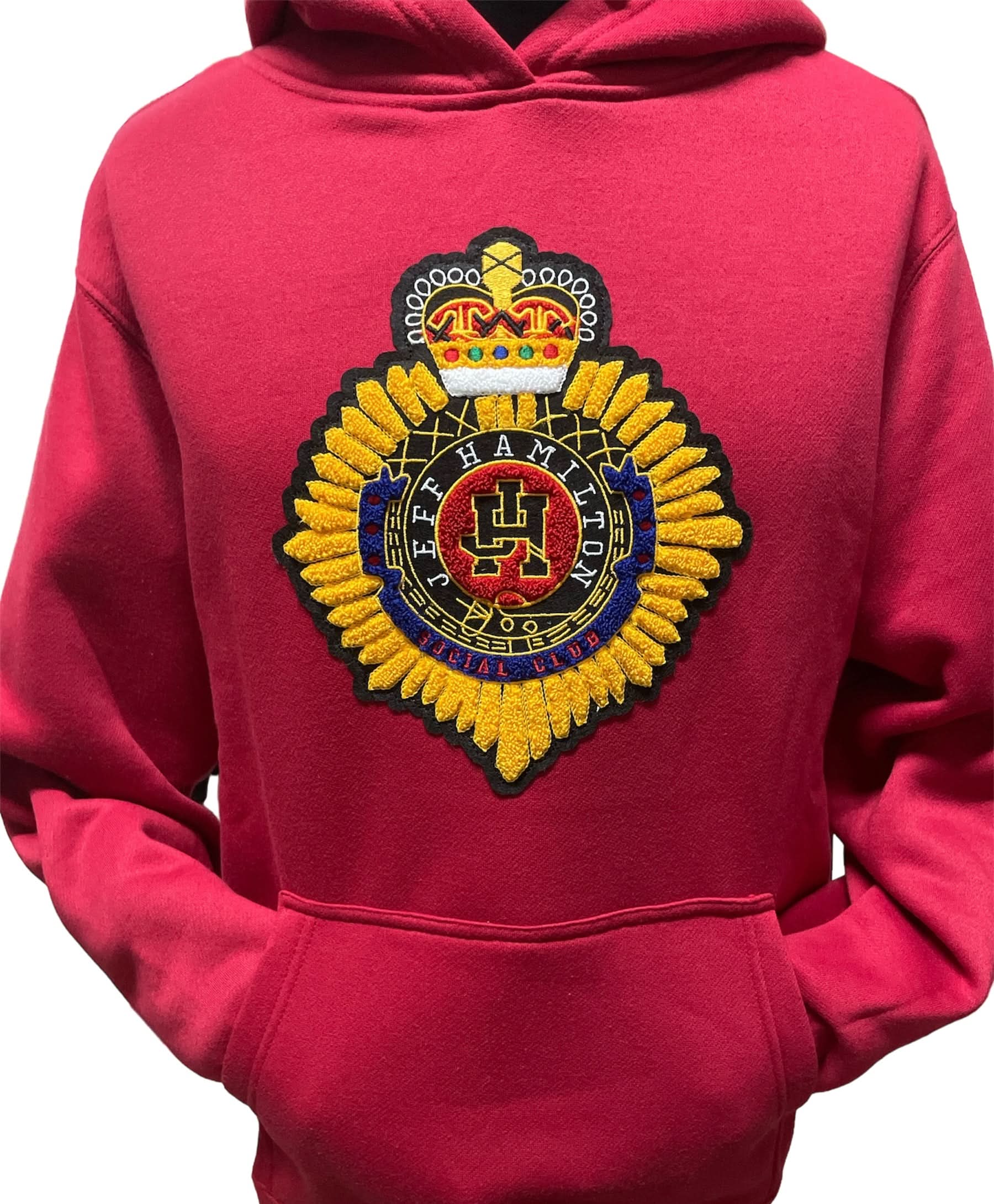 Jeff Hamilton Exclusive Rose Red Hoodie - Image 5
