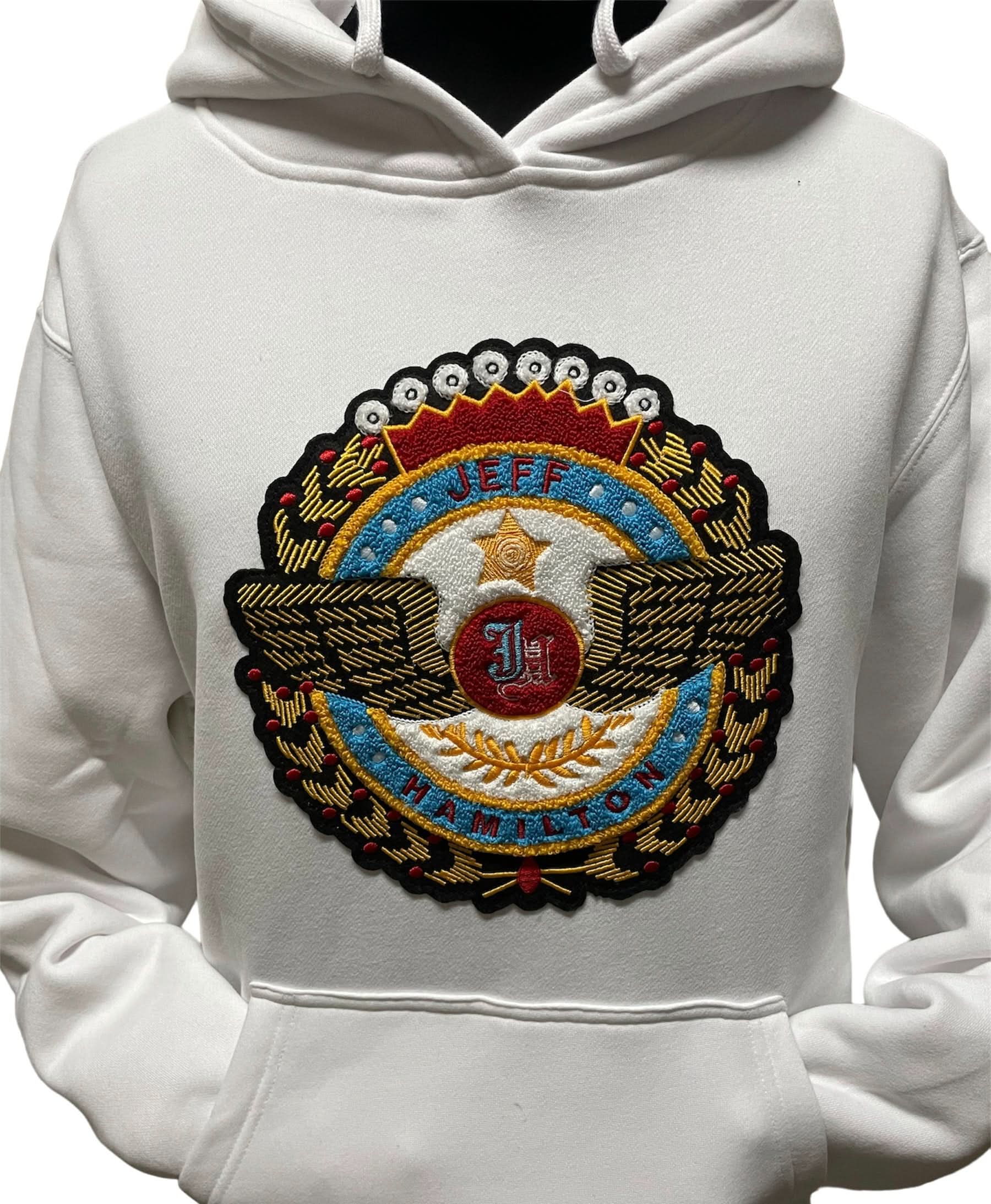 Jeff Hamilton Exclusive White Hoodie - Image 5