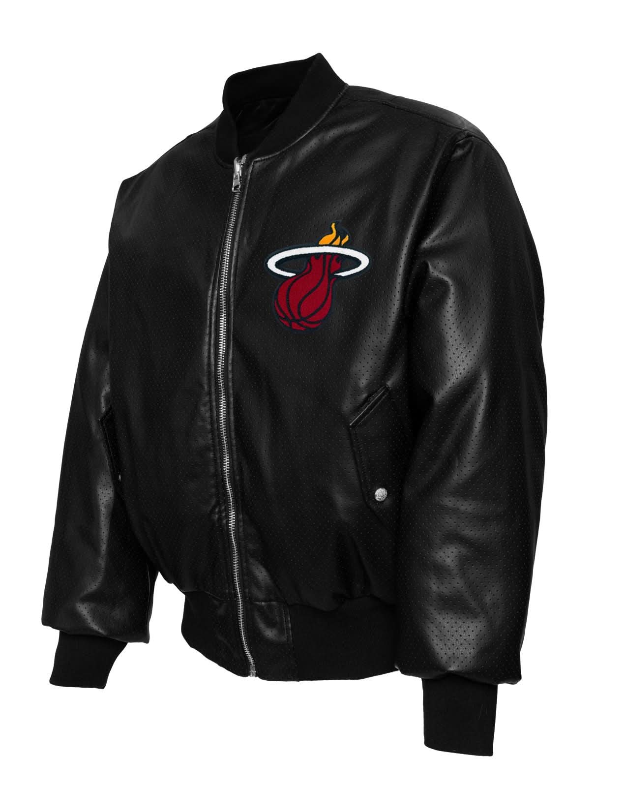 Miami Heat Reversible Bomber Jacket - Image 3