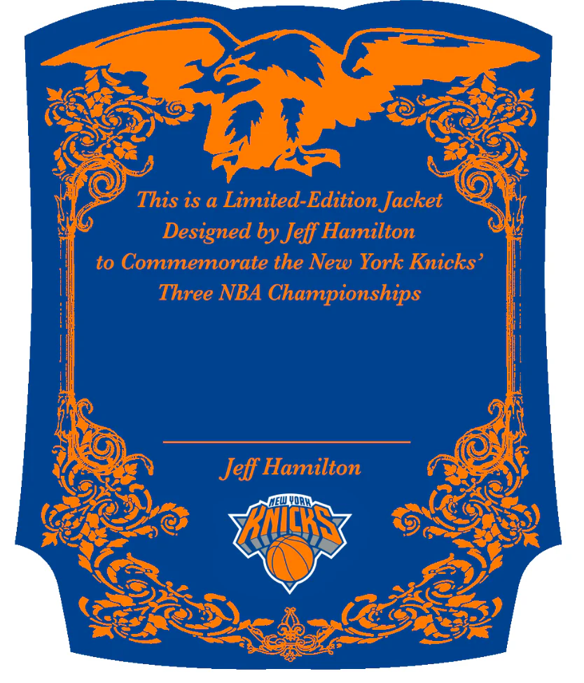 New York Knicks 2026 NBA Champions Italian lambskin Leather Jacket - Image 4