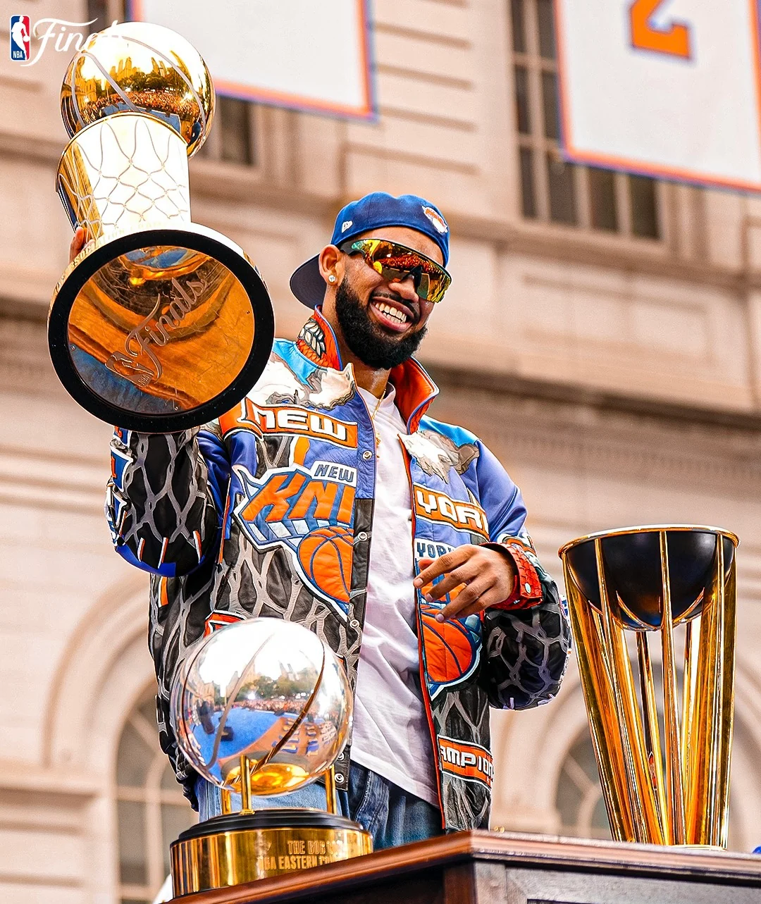 New York Knicks 2026 NBA Champions Italian lambskin Leather Jacket - Image 5