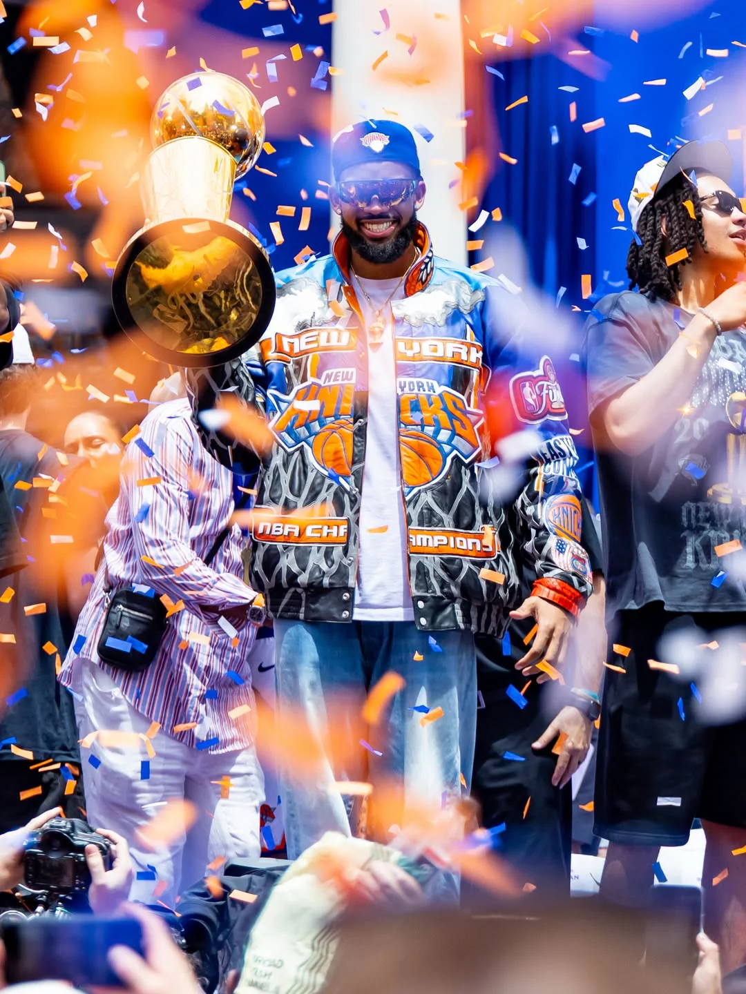 New York Knicks 2026 NBA Champions Italian lambskin Leather Jacket - Image 6