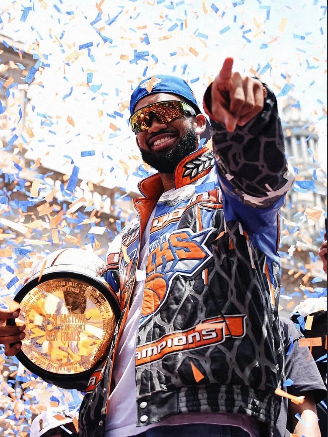 New York Knicks 2026 NBA Champions Italian lambskin Leather Jacket - Image 7