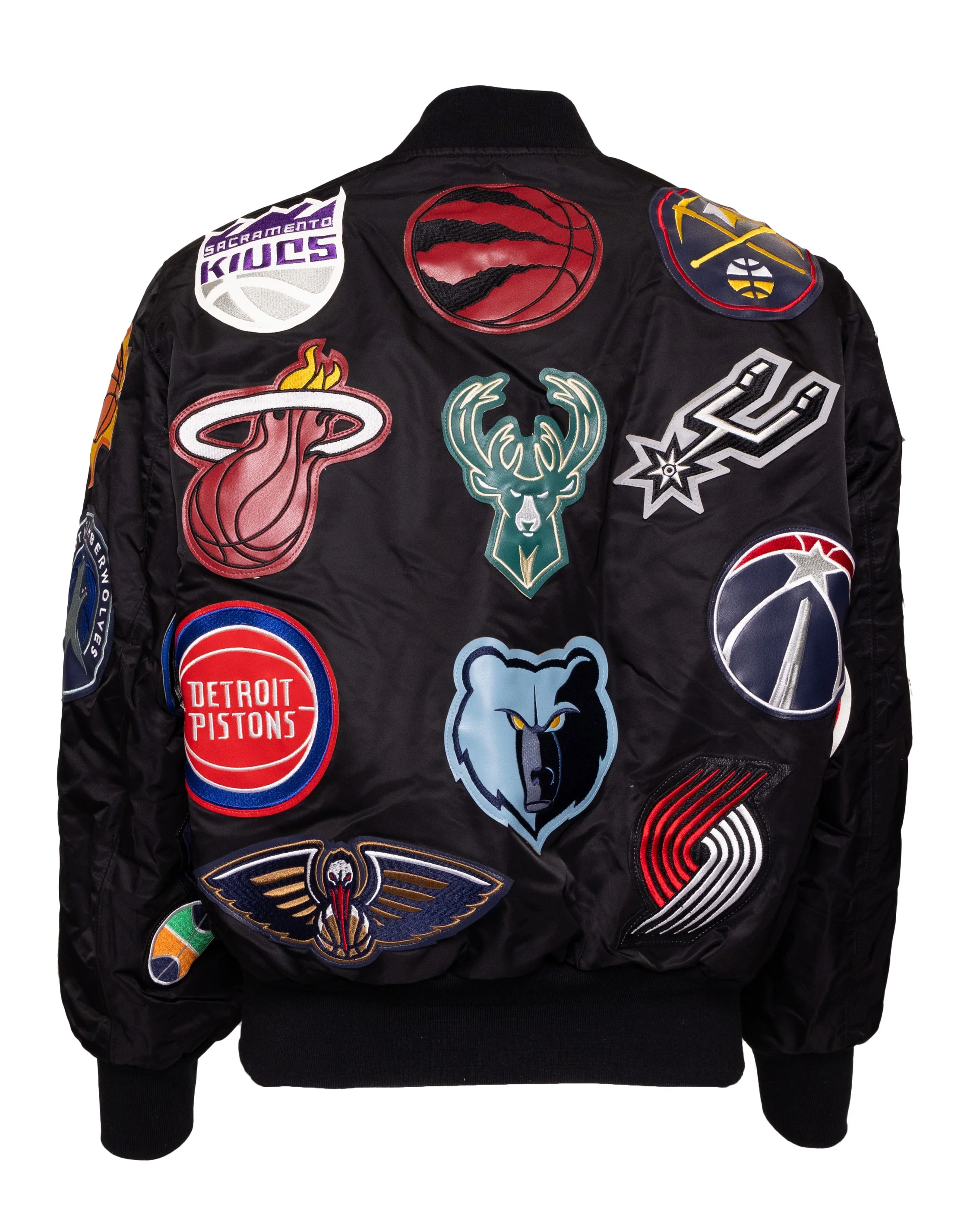 Miami Heat Reversible Bomber Jacket - Image 6