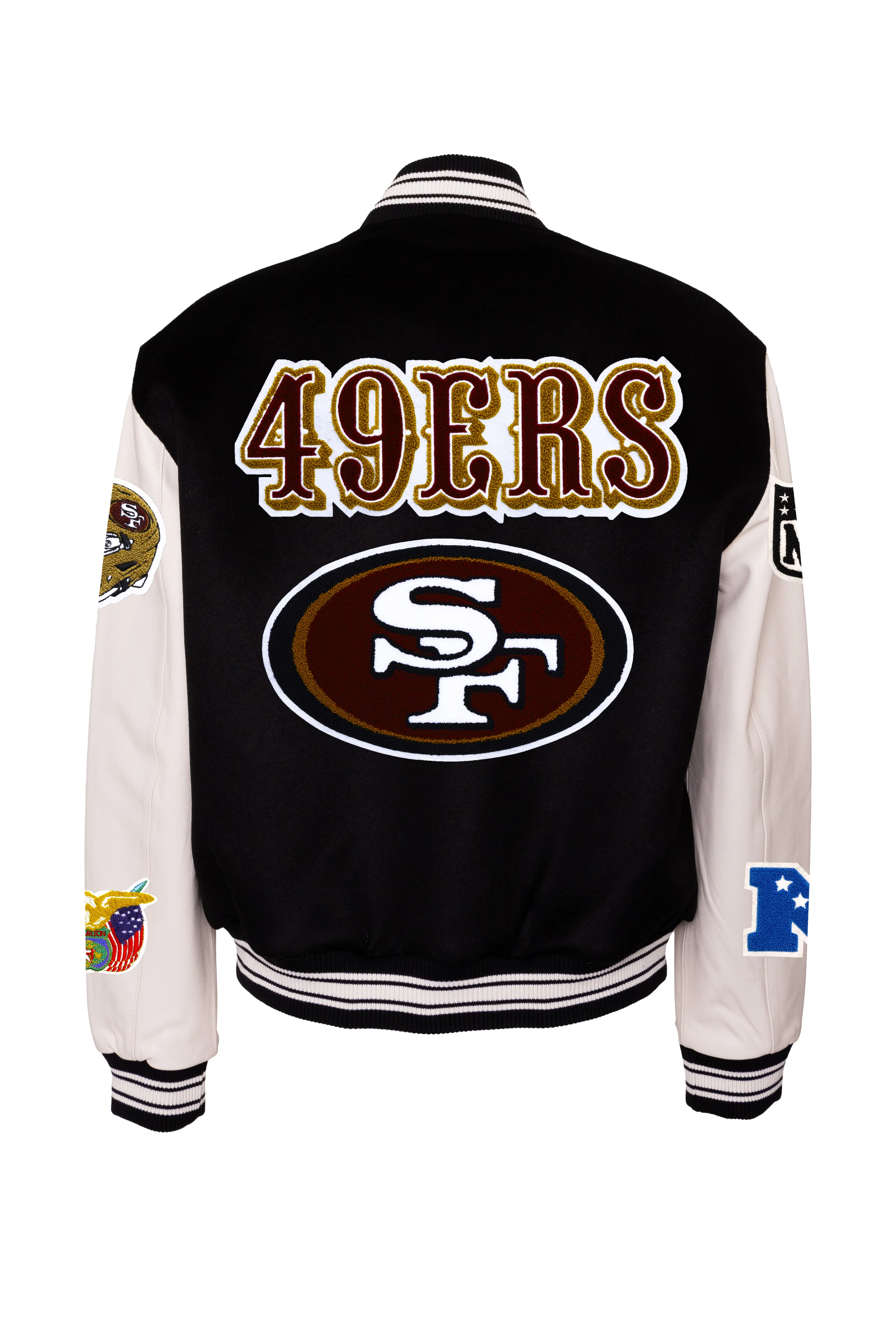 San Francisco 49ers Wool & Leather Varsity Jacket
