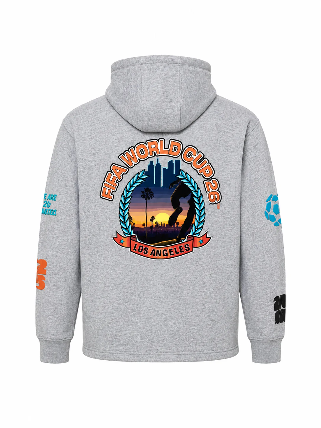 World Cup 2026 Los Angeles Cotton Zip Up Hoodie