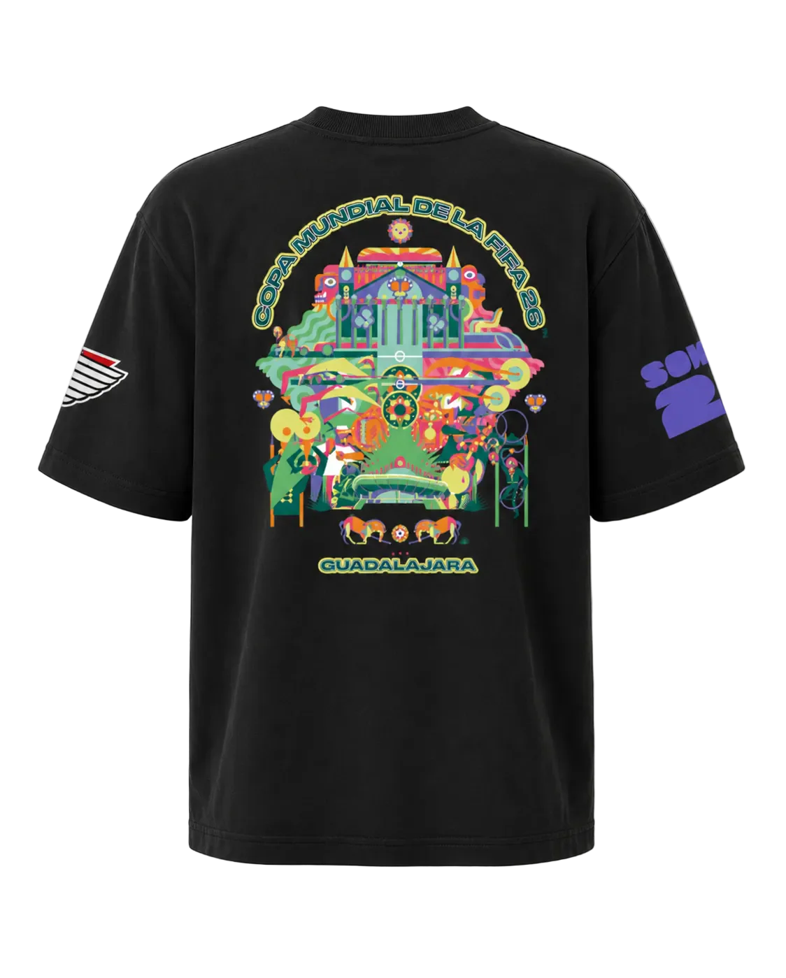World Cup 26 Black Trophy Tee – Guadalajara